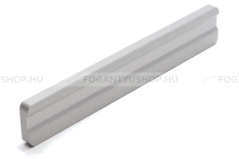 RUJZ DESIGN Bútorfogantyú - 613.27b - Szálcsiszolt nikkel NisatE - ABS műanyag - Több méretben gyártott fém bútorfogantyú