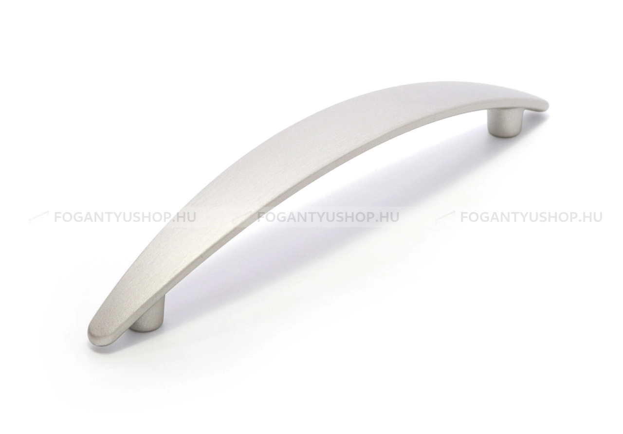 RUJZ DESIGN Fogantyú - 128 294.20 - furattáv 128 mm - Ezüst inox (szálcsiszolt) SNiL - Zamak fém ötvözet - Egy méretben gyártott fém bútorfogantyú