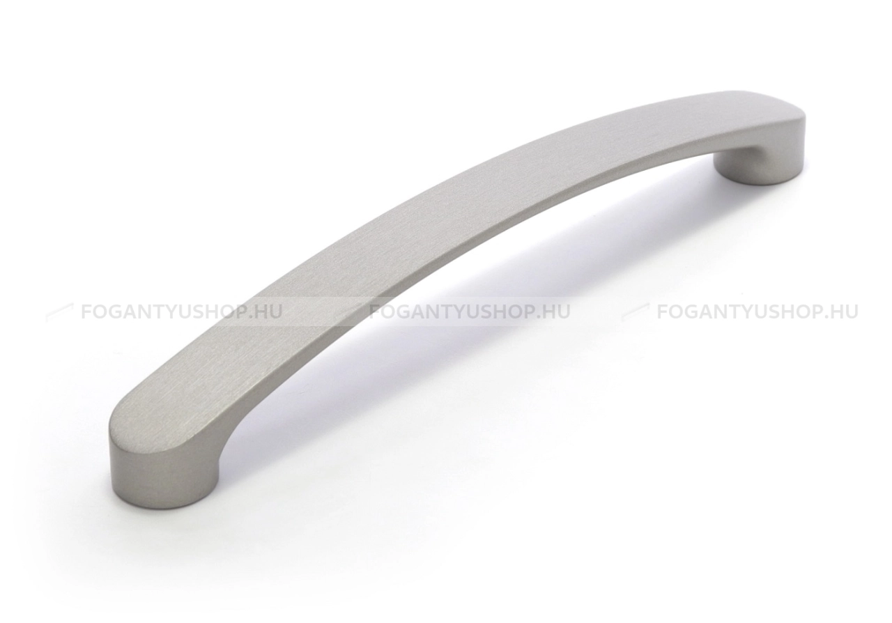 RUJZ DESIGN Bútorfogantyú - 160 319.19 - furattáv 160 mm - Ezüst inox (szálcsiszolt) SNiL - Zamak fém ötvözet - Egy méretben gyártott fém bútorfogantyú