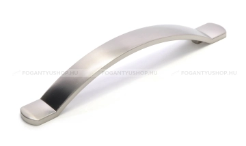 RUJZ DESIGN Bútor fogantyú - 358.13 - Ezüst inox (szálcsiszolt) - Zamak fém ötvözet
