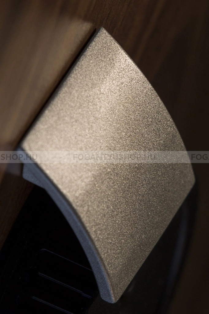 RUJZ DESIGN Gombfogantyú - 16 362.21c - furattáv 16 mm - Matt króm MCrL - Zamak fém ötvözet - Fém gombfogantyú, bútorgomb (szögletes, kerek)