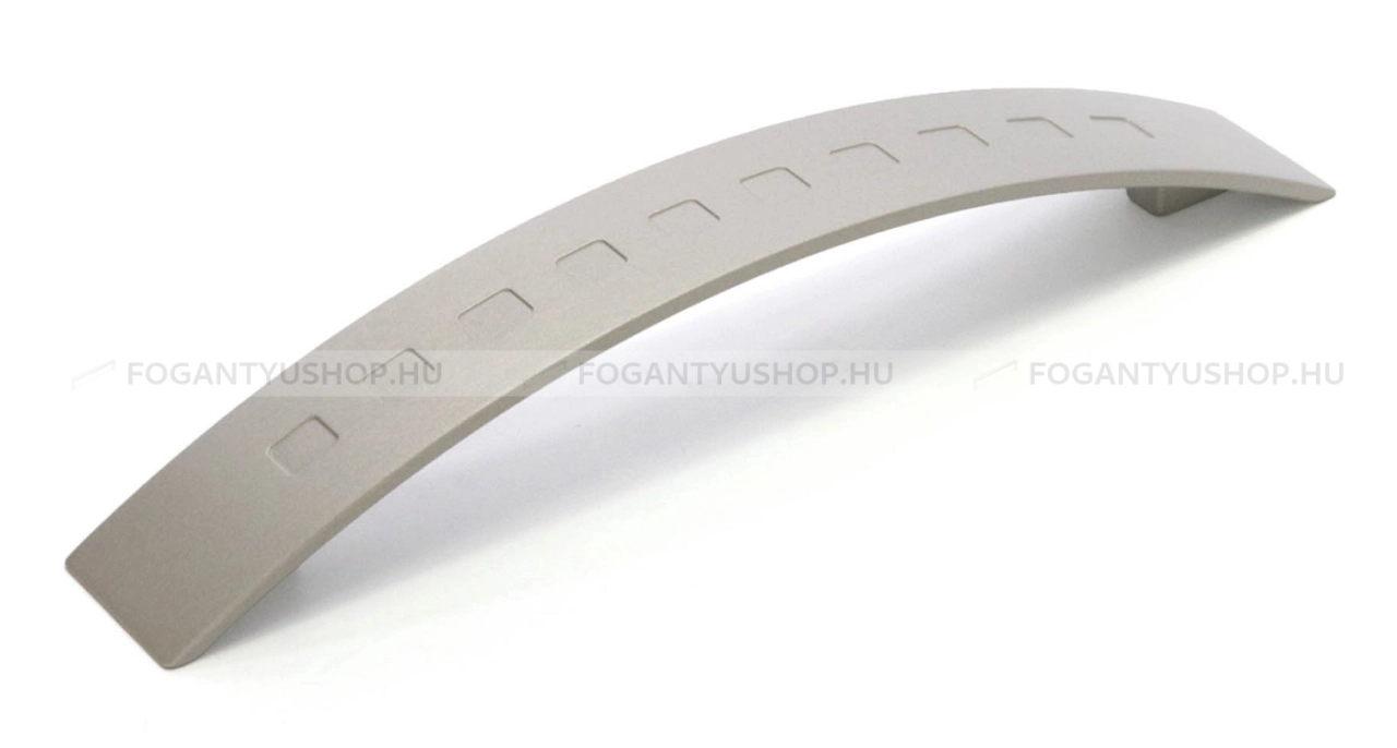 RUJZ DESIGN Bútor fogantyú - 396.25 - Ezüst inox (szálcsiszolt) SNiL - Zamak fém ötvözet - Több méretben gyártott fém bútorfogantyú