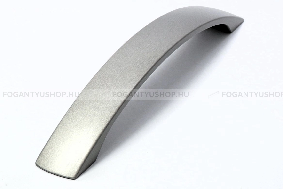 RUJZ DESIGN Bútor fogantyú - 160 497.22 - furattáv 160 mm - Ezüst inox (szálcsiszolt) SNiL - Zamak fém ötvözet - Egy méretben gyártott fém bútorfogantyú
