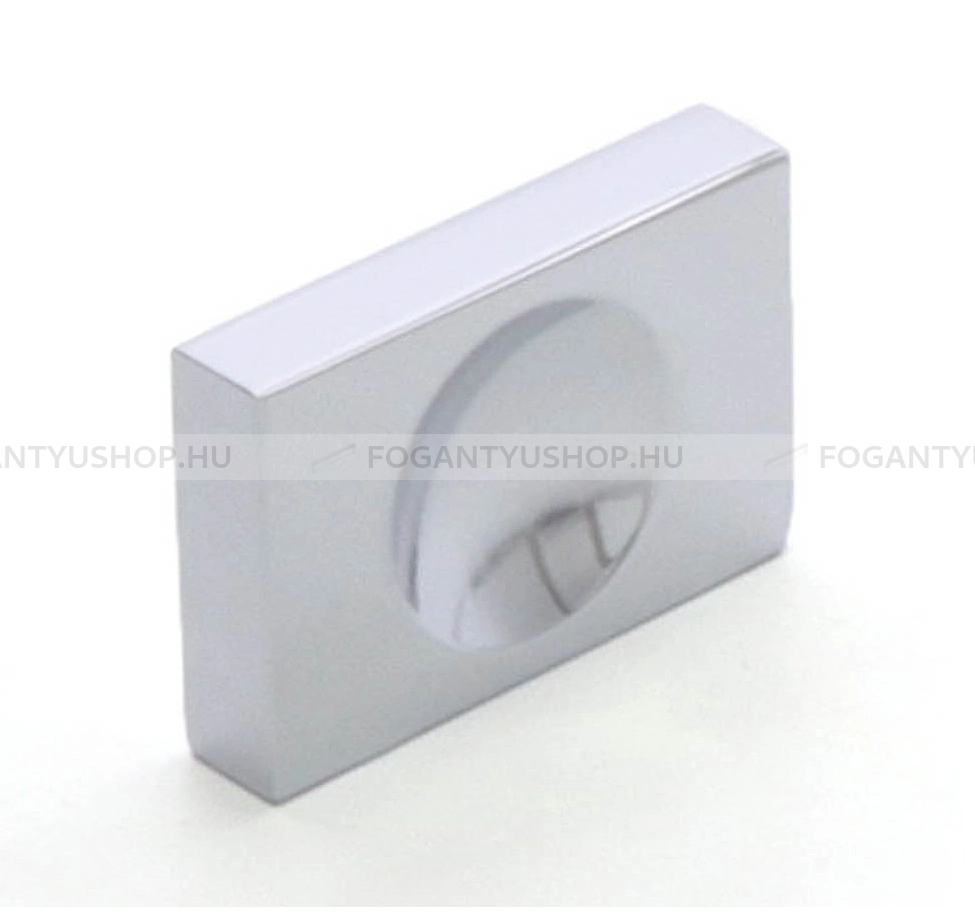 RUJZ DESIGN Gombfogantyú - 32 564.27 - furattáv 32 mm - Fényes króm Cr - ABS műanyag - Fém gombfogantyú, bútorgomb (szögletes, kerek)