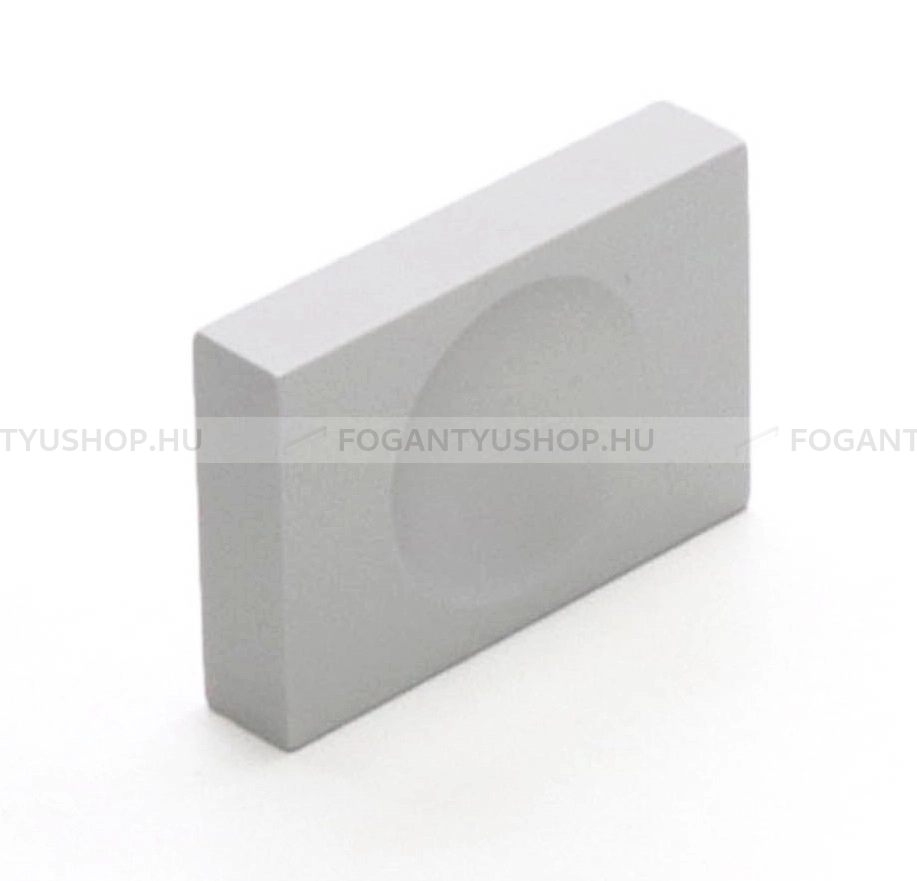 RUJZ DESIGN Gombfogantyú - 32 564.27 - furattáv 32 mm - Alumínium MCrE - ABS műanyag - Fém gombfogantyú, bútorgomb (szögletes, kerek)