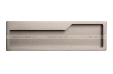VIEFE Bútor fogantyú Bútor fogantyú POCKET - 192 mm - Szálcsiszolt nikkel - Zamak fém ötvözet - Bútorajtó felületébe marh - 192 mm - Szálcsiszolt nikkel - Zamak fém ötvözet