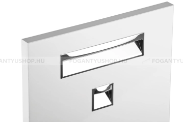 VIEFE Bútor fogantyú Bútor fogantyú WAVE - Fényes króm - Zamak fém ötvözet - Bútorajtó felületébe marható, süllyeszthető  -  - Zamak fém ötvözet