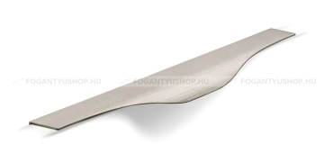 VIEFE Fogantyú Fogantyú NOMA - 19mm ajtóhoz  - Szálcsiszolt nikkel - Alumínium - Bútorajtó élére ültethető fém foga -  - Alumínium