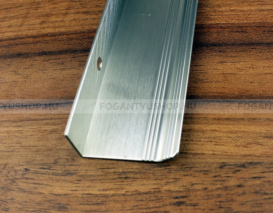VIEFE Fogantyú CURVE - Szálcsiszolt nikkel - Bútorajtó élére ültethető fém fogantyú