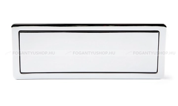 VIEFE Fogantyú RASO - Fényes króm - Zamak fém ötvözet - Bútorajtó felületébe marható, süllyeszthető fém fogantyú