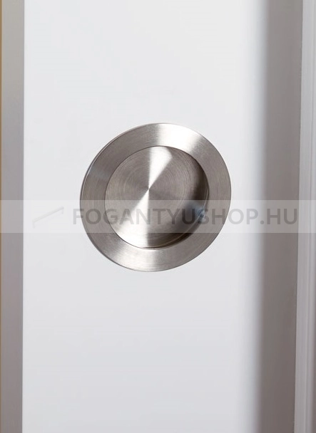 VIEFE Bútor fogantyú - RADI 50 - 1 furatos - Szálcsiszolt nikkel NisatE - Márvány - Rozsdamentes acél - inox fém bútorfogantyú