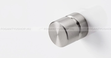 VIEFE Bútor fogantyú ACER - 23 mm - 1 furatos - Szálcsiszolt nikkel - Inox / Rozsdamentes acél