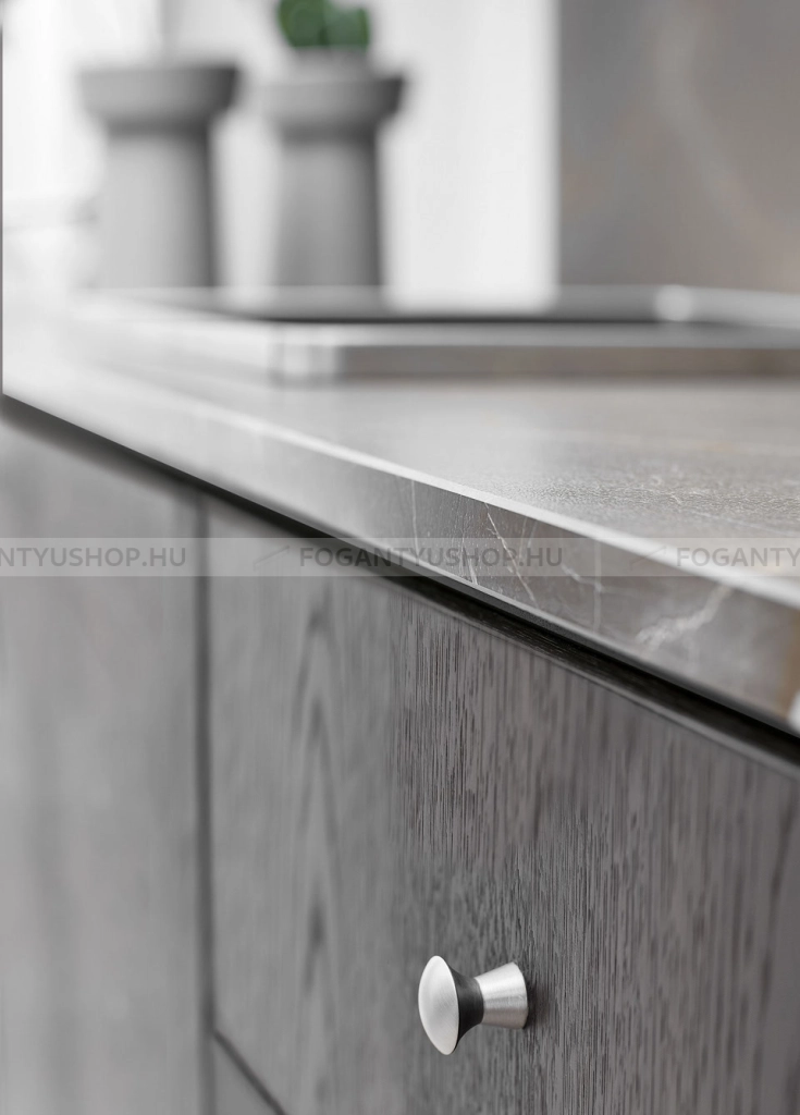FURNIPART-Fogantyu-MUSHROOM---Ezust-inox-(szalcsiszolt)---Rozsdamentes-acel---inox-fem-butorfogantyu