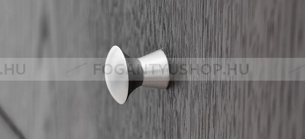 FURNIPART-Fogantyu-MUSHROOM---Ezust-inox-(szalcsiszolt)---Rozsdamentes-acel---inox-fem-butorfogantyu