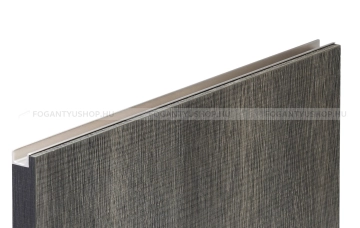 VIEFE Bútor fogantyú Bútor fogantyú JEY2 - Szálcsiszolt nikkel - Alumínium - Bútorajtó élébe marható, süllyeszthető fém f -  - Alumínium