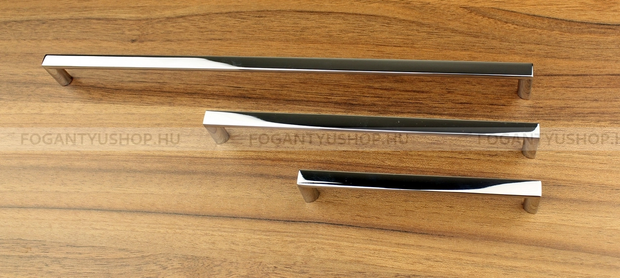 SCHWINN Bútor fogantyú - 2516 - Fényes króm Cr - Zamak fém ötvözet - Több méretben gyártott fém bútorfogantyú