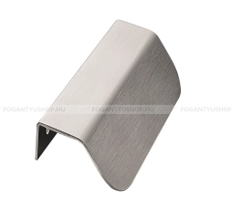 FURNIPART Bútor fogantyú PLINTH HANDLE - Fényes szálcsiszolt - Inox / Rozsdamentes acél - Rozsdamentes acél - inox fém bútorfogantyú