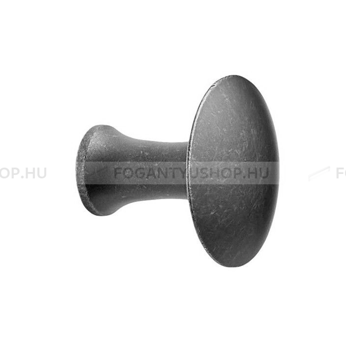 FURNIPART Gombfogantyú - CASTLE Vintage - 1 furatos - Antik szürke 22 - Zamak fém ötvözet - Antikolt, vintage fém gombfogantyú (szögletes, kerek)
