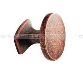 FURNIPART Fogantyú CLASSIC KNOB - 1 furatos - Antikolt bronz - Zamak fém ötvözet