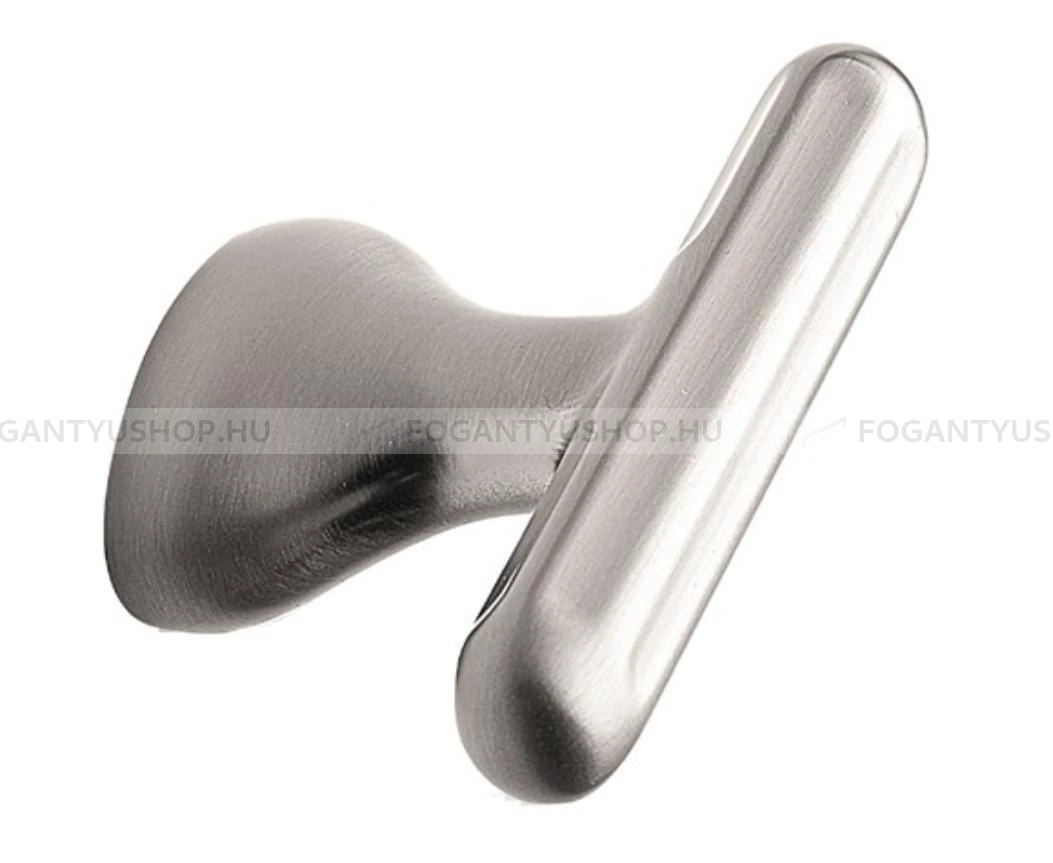 FURNIPART---Fogantyu---MERCURY-KNOB---Ezust-inox-(szalcsiszolt)---Fem-gombfogantyu-butorgomb-(szogletes-kerek)