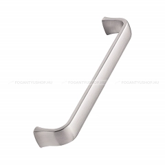 FURNIPART Bútor fogantyú COMMON - 160 mm - Ezüst inox (szálcsiszolt) - Zamak fém ötvözet