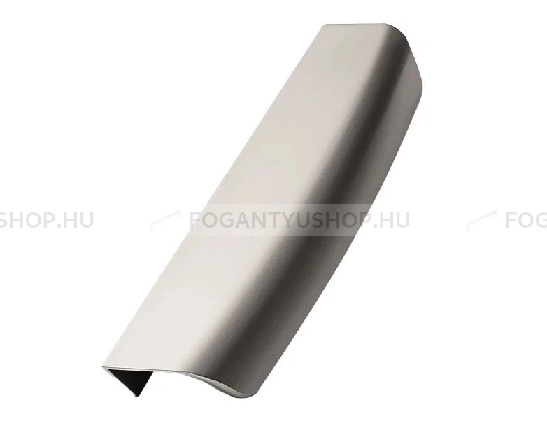 FURNIPART Fogantyú - WOW - Szálcsiszolt 66 - Zamak fém ötvözet - Bútorajtó élére ültethető fém fogantyú
