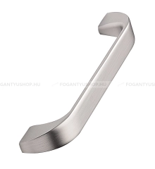 FURNIPART Bútor fogantyú TANGERINE - 128 mm - Ezüst inox (szálcsiszolt) - Alumínium