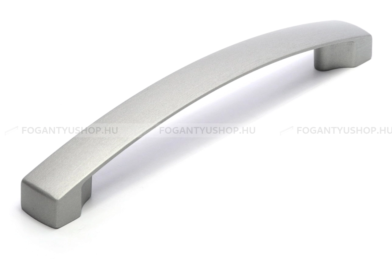 RUJZ DESIGN Bútorfogantyú - 583.19 - Ezüst inox (szálcsiszolt) SNiL - Zamak fém ötvözet - Több méretben gyártott fém bútorfogantyú