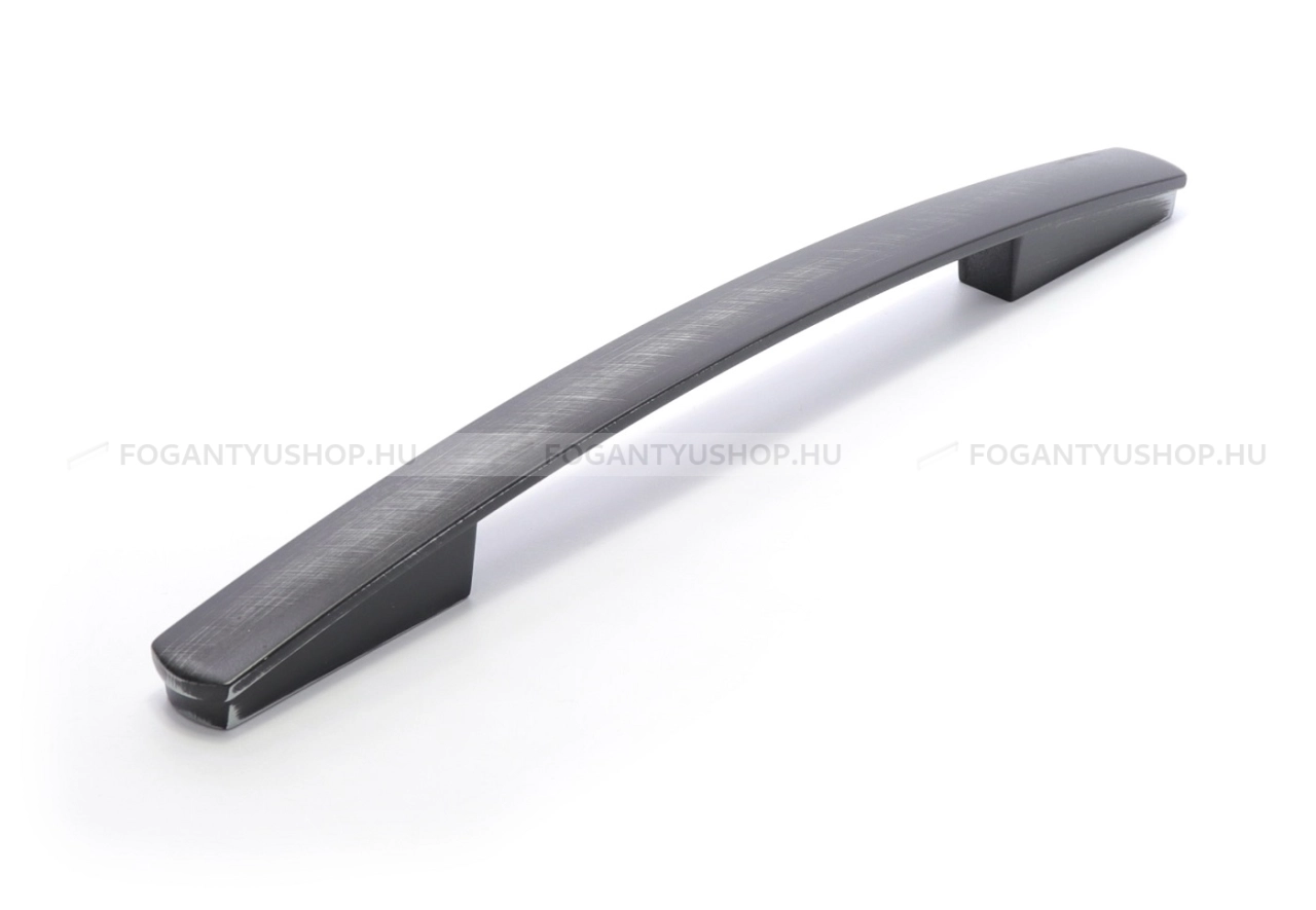 RUJZ DESIGN Fogantyú - 160 mm - 387.20 - Vintage koptatott fekete - Zamak fém ötvözet - Klasszikus, vintage, antik fém bútorfogantyú