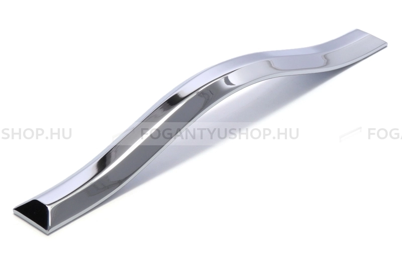 RUJZ DESIGN Fogantyú - 631.22b - Fényes króm Cr - ABS műanyag - Több méretben gyártott fém bútorfogantyú