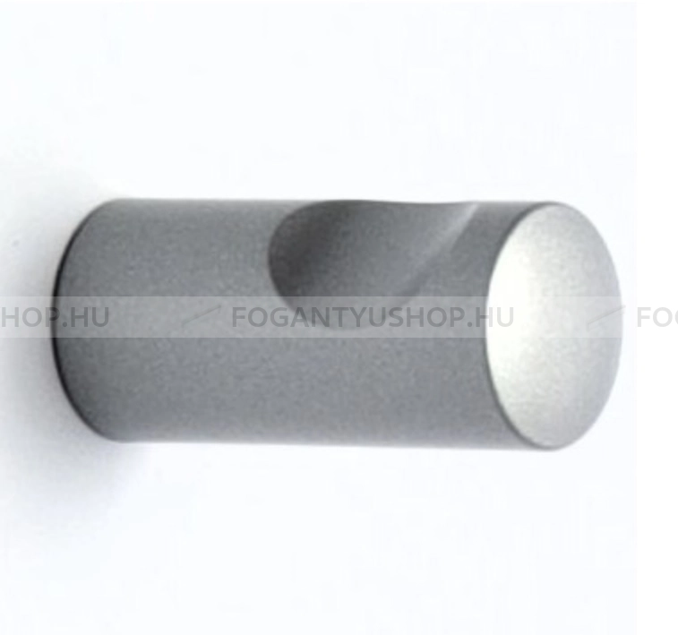 RUJZ DESIGN Bútorgomb - 805.13L Festett hatás - 1 furatos - Festett aluminium hatás MCrEL - ABS műanyag - Fém gombfogantyú, bútorgomb (szögletes, kerek)