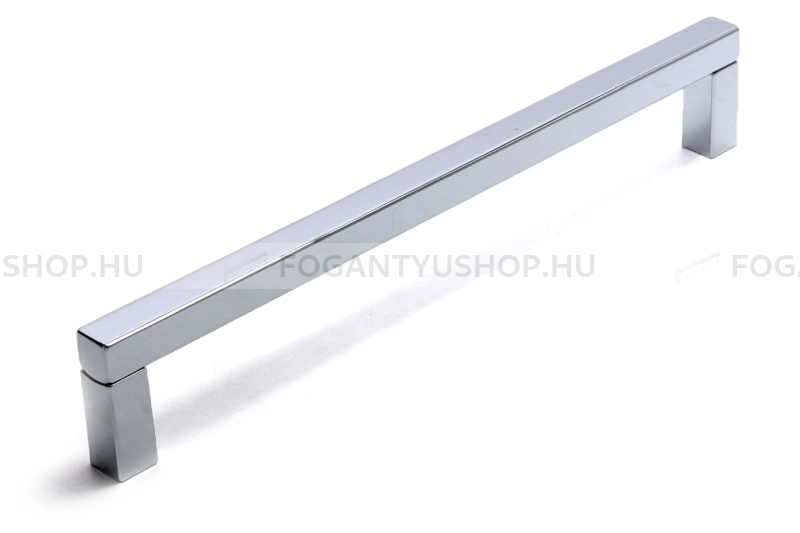 RUJZ DESIGN Bútor fogantyú - 627.10 - Fényes króm Cr - Alumínium - Több méretben gyártott fém bútorfogantyú