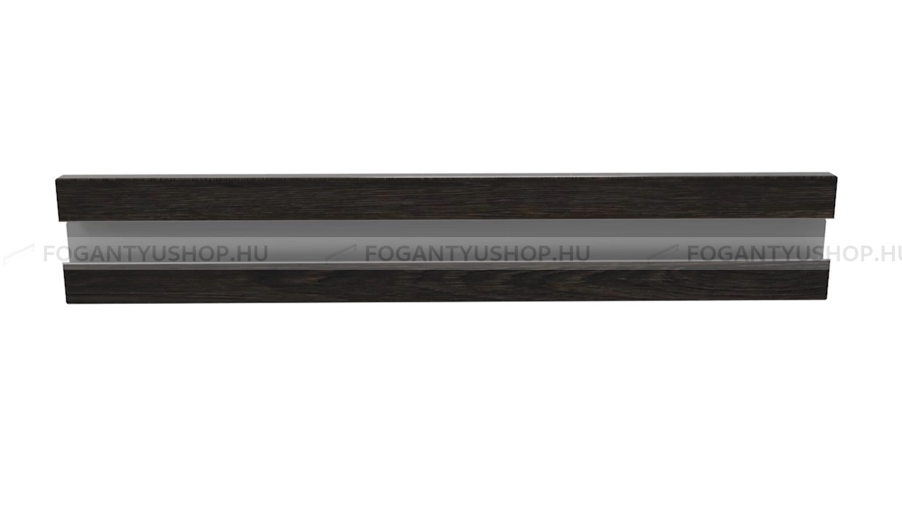 RUJZ DESIGN Fogantyú - 2159A.5 - Alumínium - Bútorajtó élébe marható, süllyeszthető fém fogantyú
