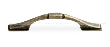 EMUCA Bútor fogantyú HAITI - 76 mm - Antik patina barna - Zamak fém ötvözet