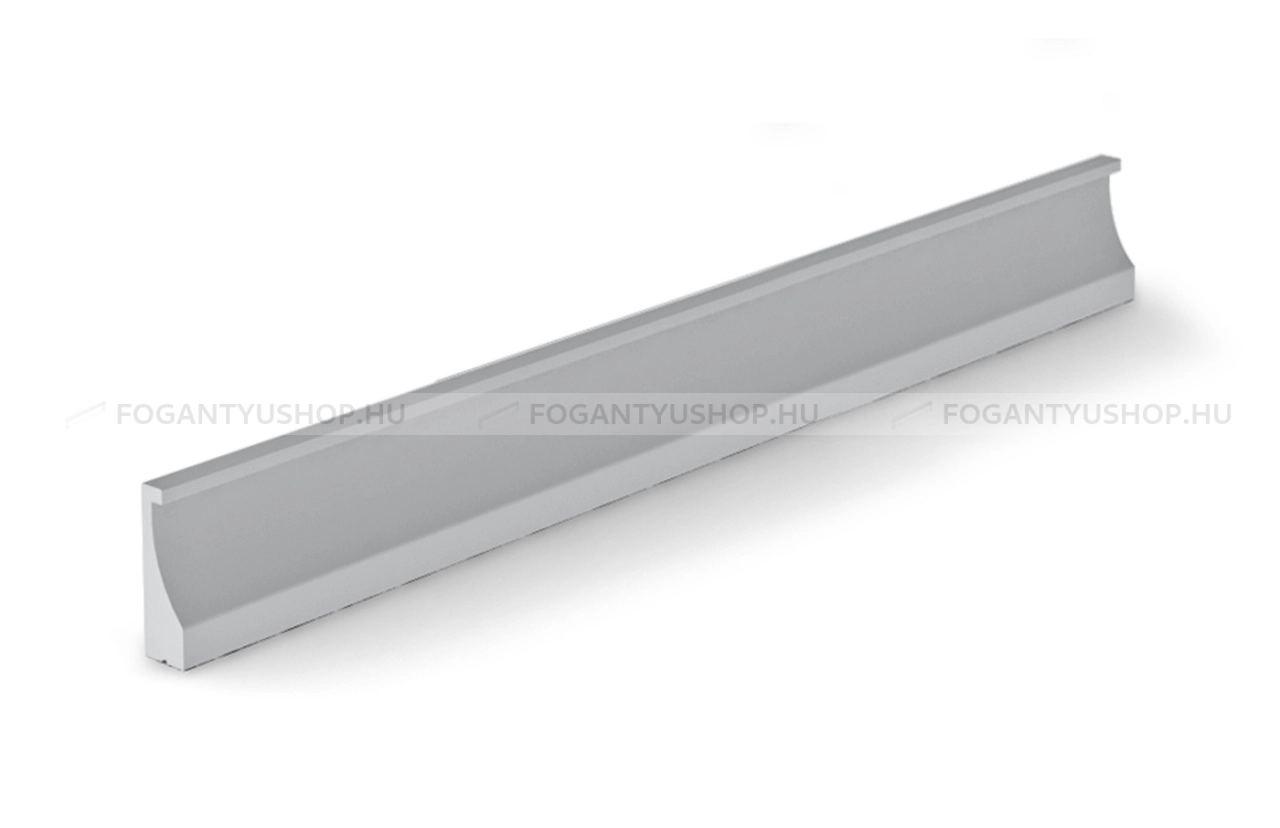 EMUCA Bútor fogantyú - NAPOLI 160 - furattáv 160 mm - Alumínium MCrE - ABS műanyag - Egy méretben gyártott fém bútorfogantyú