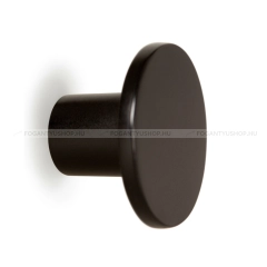 VIEFE Gomb fogantyú Gomb fogantyú COMO - 1 furatos - Festett fekete - Zamak fém ötvözet - Színes fém gombfogantyú, bútor - 1 furatos -  - Zamak fém ötvözet