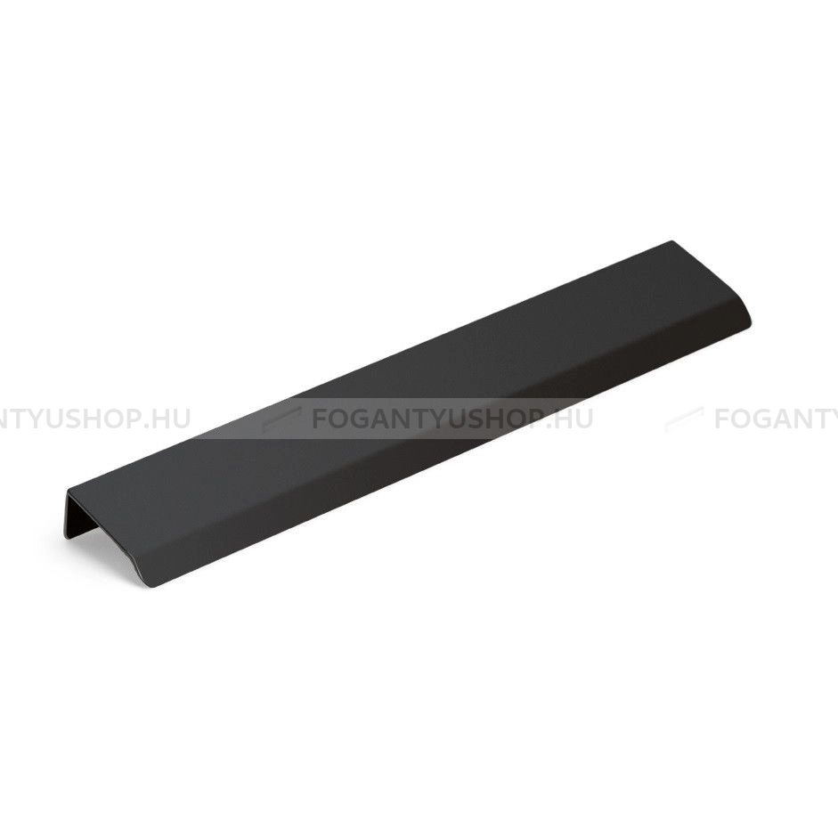 VIEFE Fogantyú - CURVE Festett LM2 ABS műanyag LM2 ABS műanyag LM2 - Matt fekete LM2 - Alumínium - Bútorajtó élére ültethető színes fém fogantyú