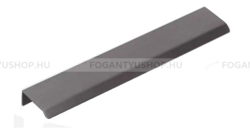 VIEFE Bútor fogantyú Bútor fogantyú CURVE - Szálcsiszolt szürke - Alumínium - Bútorajtó élére ültethető színes fém fogant -  - Alumínium
