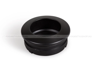 VIEFE Bútor fogantyú HOLLOW - 40 mm (TAP) - Festett fekete - Zamak fém ötvözet