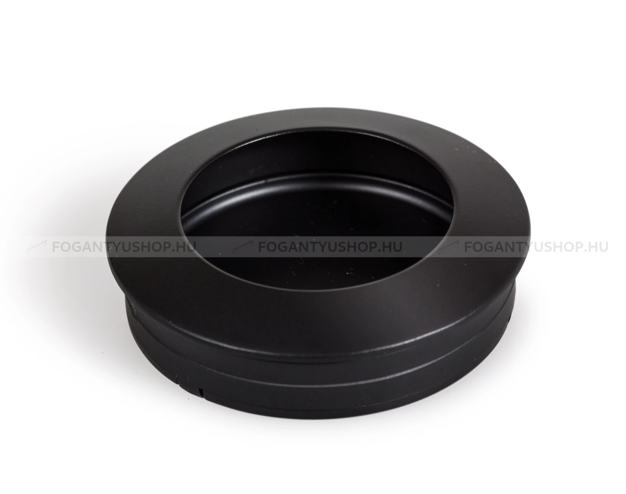 VIEFE Fogantyú HOLLOW - 60 mm (TAP) - Festett fekete - Bútorajtó felületébe marható, süllyeszthető fém fogantyú