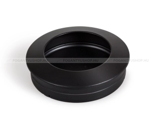VIEFE Bútor fogantyú HOLLOW - 60 mm (TAP) - Festett fekete - Zamak fém ötvözet