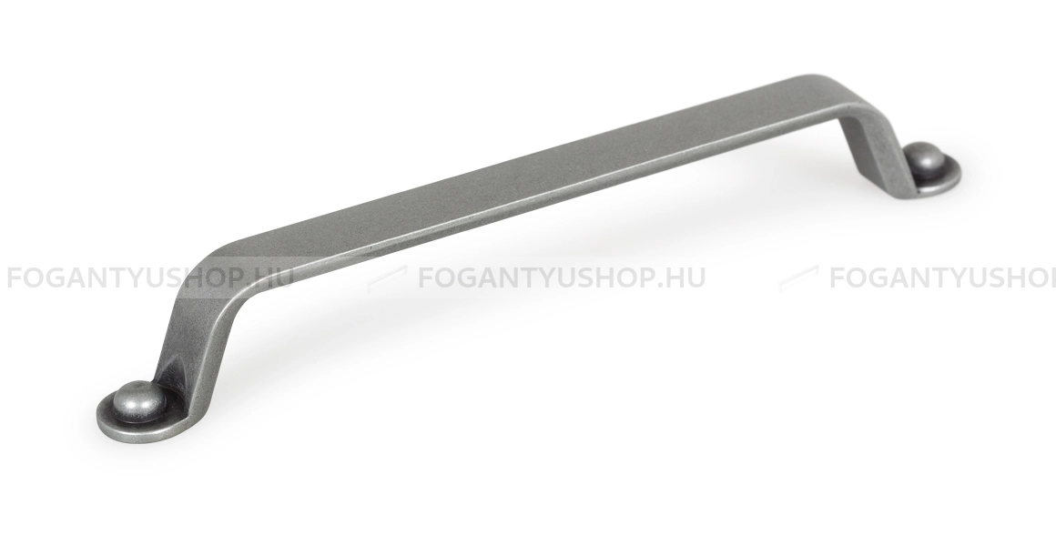 VIEFE Bútor fogantyú - BUTTON 160 Vintage - furattáv 160 mm - Ónszürke Z610 - Zamak fém ötvözet - Klasszikus, vintage, antik fém bútorfogantyú