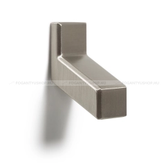 VIEFE Fogas VERSO - 1 furatos - Szálcsiszolt nikkel - Zamak fém ötvözet - Egy akasztós fogas