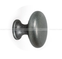 VIEFE Gomb fogantyú Gomb fogantyú DUKE - 1 furatos - Vintage grafit - Zamak fém ötvözet - Antikolt, vintage fém gombfoga - 1 furatos -  - Zamak fém ötvözet