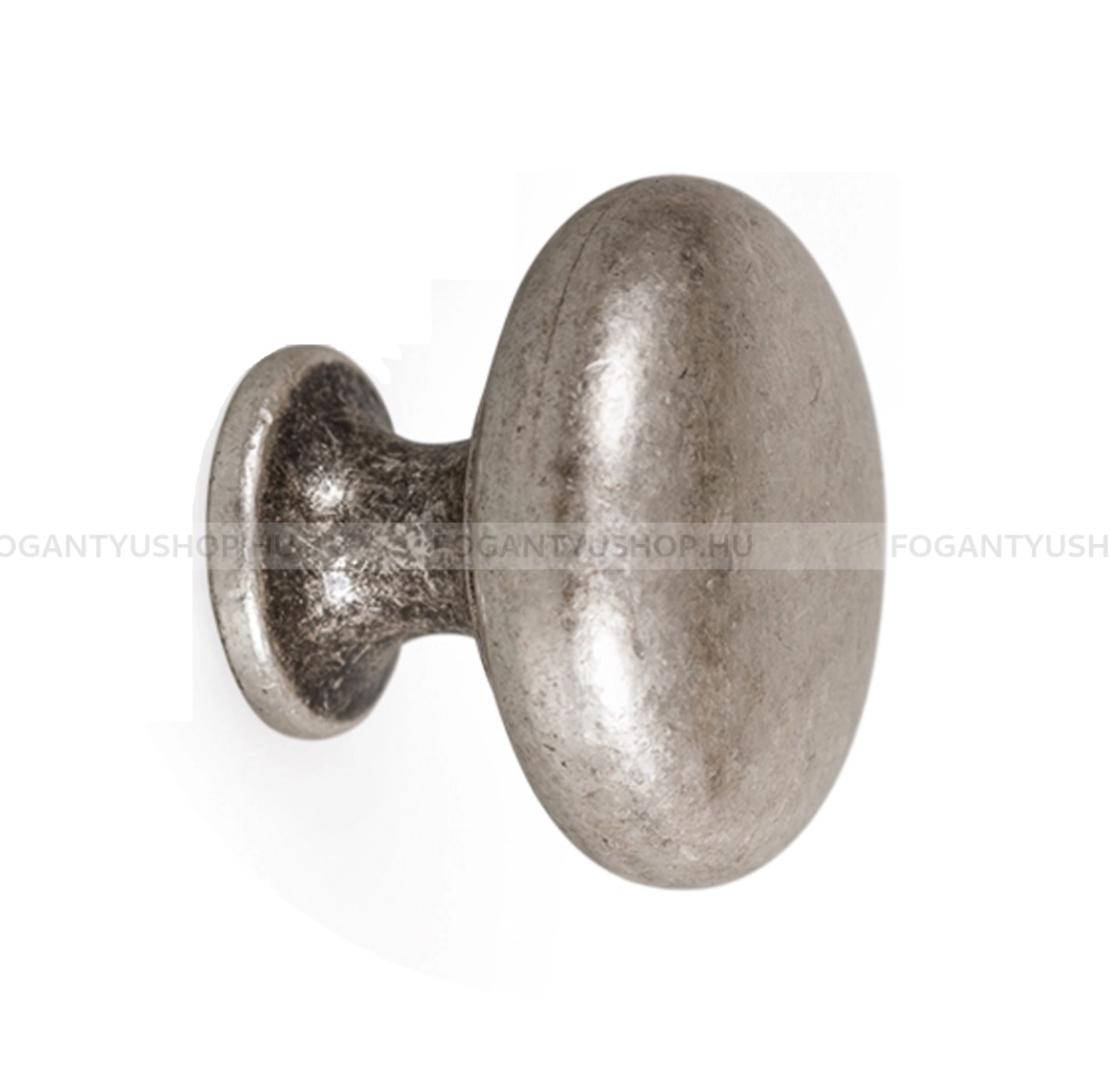 VIEFE Fogantyú DUKE - Antik ezüst - Antikolt, vintage fém gombfogantyú (szögletes, kerek)