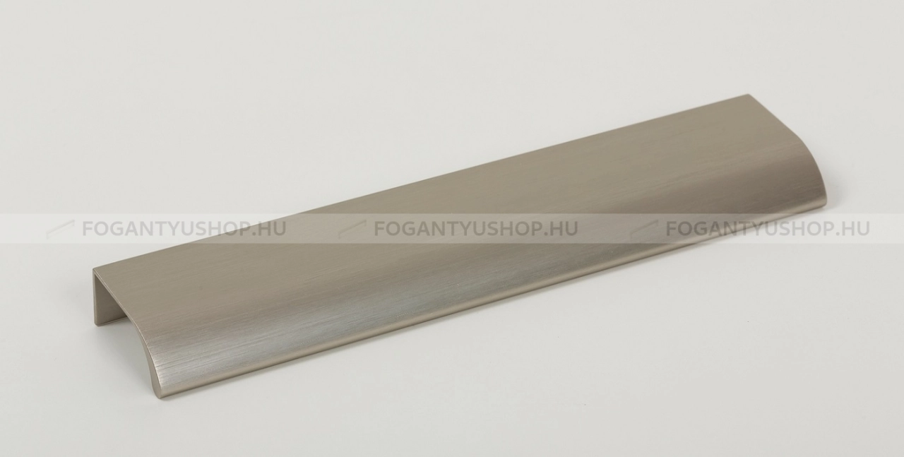 VIEFE Fogantyú ONA 19,7 mm-es ajtóhoz - Szálcsiszolt nikkel - Bútorajtó élére ültethető fém fogantyú