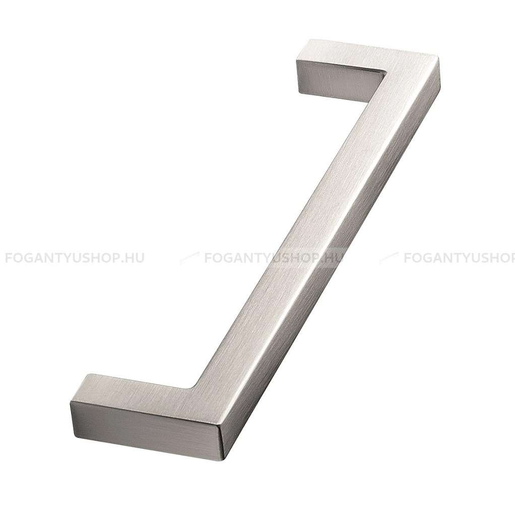 FURNIPART Bútorfogantyú - SQUARE 10 - Szálcsiszolt 66 - Zamak fém ötvözet - Több méretben gyártott fém bútorfogantyú