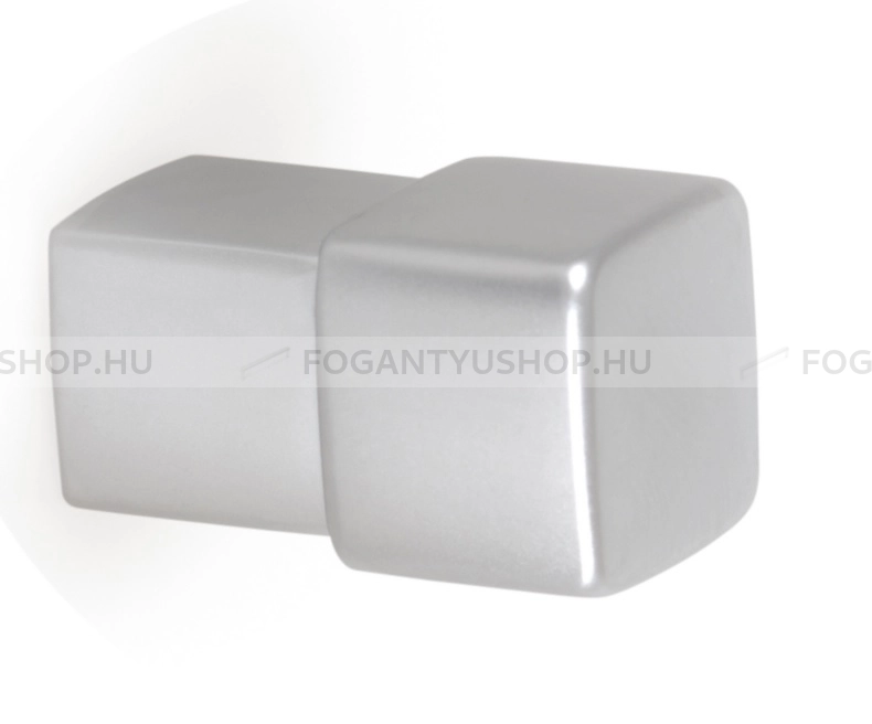 VIEFE Gombfogantyú - BOXX - 1 furatos - Matt króm Z11 - ABS műanyag - Fém gombfogantyú, bútorgomb (szögletes, kerek)