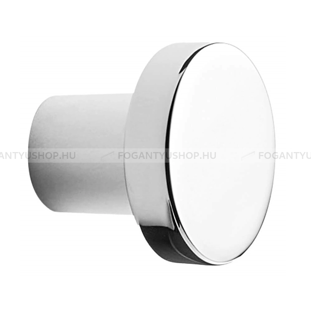 FURNIPART Gomb fogantyú - DOT - 1 furatos - Fényes króm 08 - Zamak fém ötvözet - Fém gombfogantyú, bútorgomb (szögletes, kerek)