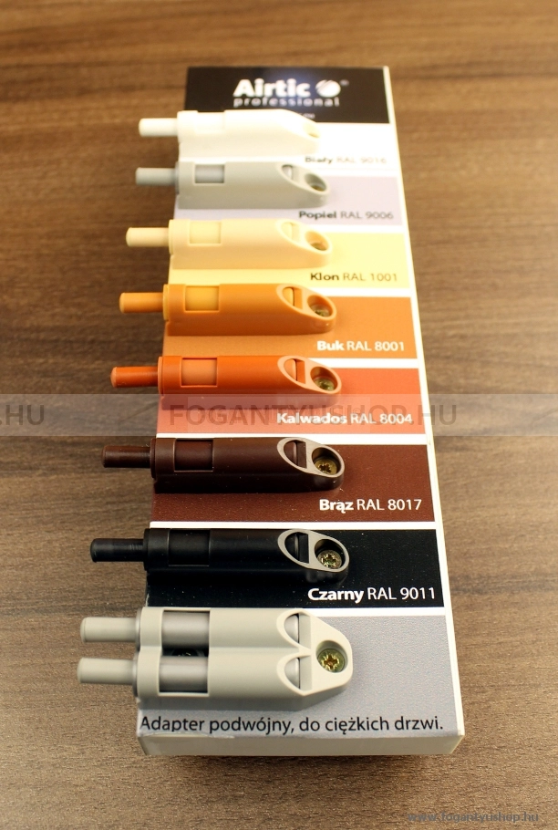 AIRTIC-PROFESSIONAL---Ajto-utkozescsillapito---2-es-szett---Muanyag---Okker-barna-RAL8001